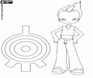 Odd Della Robbia gelen kod Lyoko boyama