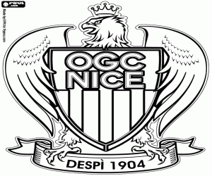 OGC Nice Madalyası boyama