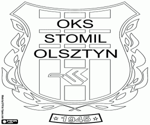 OKS Stomil Olsztyn Madalyası boyama