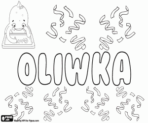 Oliwka, Oliwia çesidi boyama
