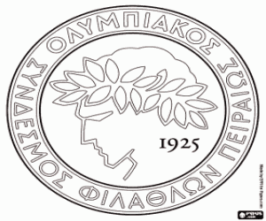 Olympiakos FC logosu boyama