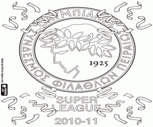 Olympiakos, şampiyonu Ligi 2010-2011 boyama