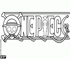 One Piece logosu, Japon manga boyama