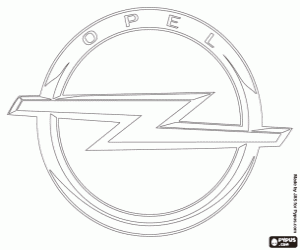Opel logosu boyama