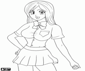 Orihime, Bleach karakteri boyama
