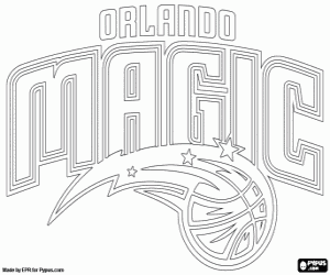 Orlando Magic logosu boyama