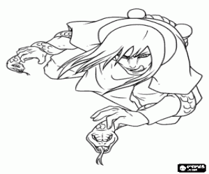 Orochimaru, Naruto ninja boyama