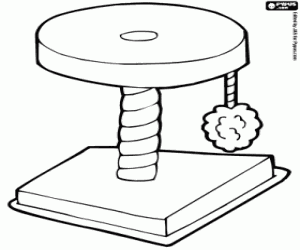 Oyuncak kedi için boyama