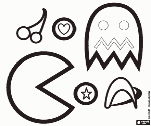 Pac-Man video oyunu boyama