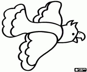 Papağan ise uçan boyama