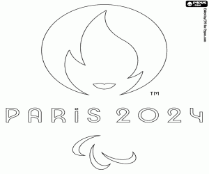 Paris 2024 Paralimpik Logosu boyama