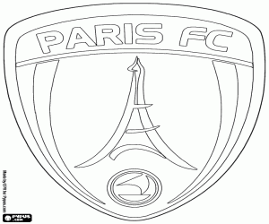 Paris FC logosu boyama