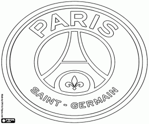 Paris Saint-Germain FC Madalyası boyama