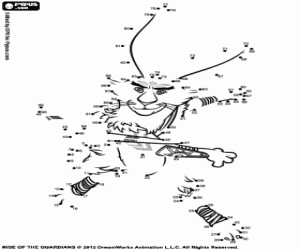 Paskalya tavşanı, nokta nokta boyama