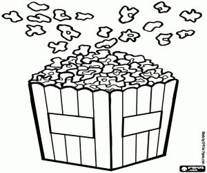 Patlamış mısır boyama