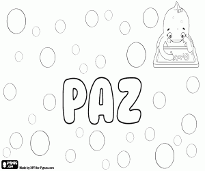 Paz, İspanyolca adı boyama