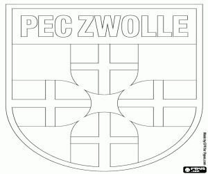 PEC Zwolle amblemi boyama