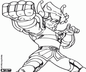 Pegasus Seiya boyama