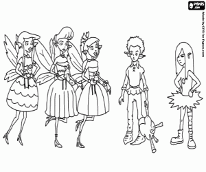 Periler çiçek, Muddle Earth boyama