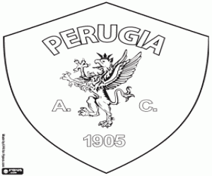 Perugia Calcio rozeti boyama