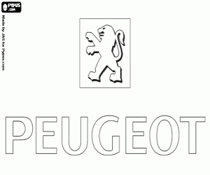 Peugeot amblem boyama