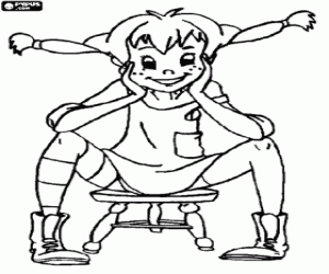 Pippi Uzunçorap boyama