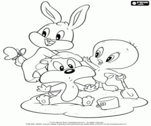 Plaj Baby Looney Tunes boyama