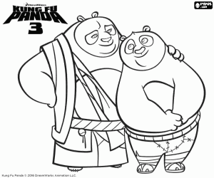 Po ve Li Shan, Kung Fu Panda 3 boyama