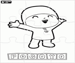 Pocoyo yapboz boyama