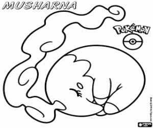 Pokemon Musharna boyama