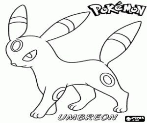 Pokemon Umbreon boyama