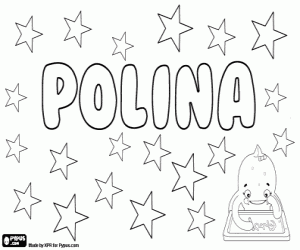 Polina, dişil ad boyama
