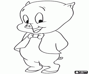 Porky Pig, Domuz Domuzu, Warner Bros boyama