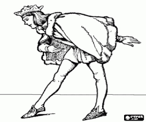 Prens bir saygı yapıyor boyama