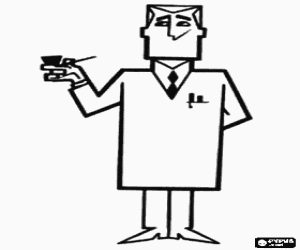 Profesör Utonium, Powerpuff Girls boyama