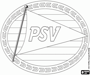 PSV Eindhoven logosu boyama