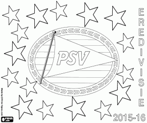 PSV Eindhoven, şampiyon 2015-2016 boyama