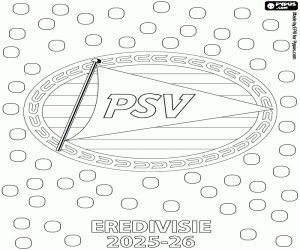 PSV, Eredivisie şampiyonu 2025-2026 boyama