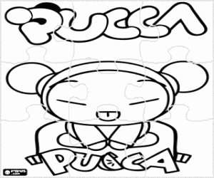 Pucca Puzzle, Güney Koreli kız boyama