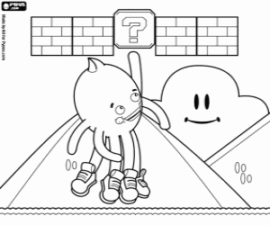 Pypus bir video oyunu boyama