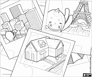 Pypus seyahatleri ile yapboz boyama