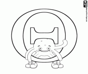 Pypus ve Yunanca harf Θ boyama