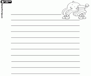 Pypus ve çorap hediye listesi boyama