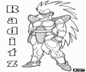Raditz, Saiyan Dragon Ball boyama
