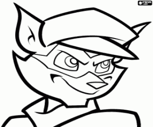 Rakun Sly Cooper boyama