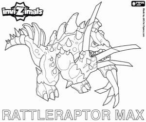 Rattleraptor Max, Invizimals boyama