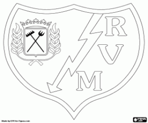 Rayo Vallecano logosu boyama