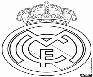 Real Madrid CF kartı boyama