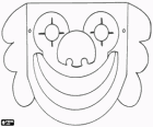 Palyaço maske