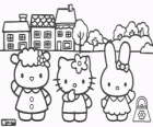 Hello Kitty ve arkadaşları Cathy ve Fifi